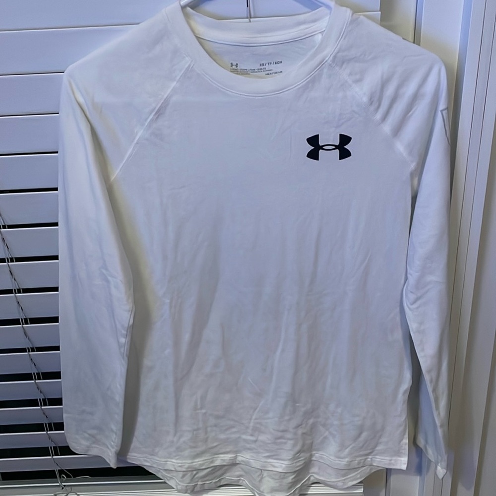 Under Armour White Shirt Long-sleeve